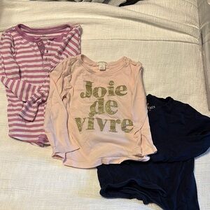 JCrew Striped and Graphic Long Sleeve Tops